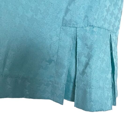 Izod XFG Stretch Teal Houndstooth Skort Skirt Golf Women's Size 6 - Picture 2 of 8